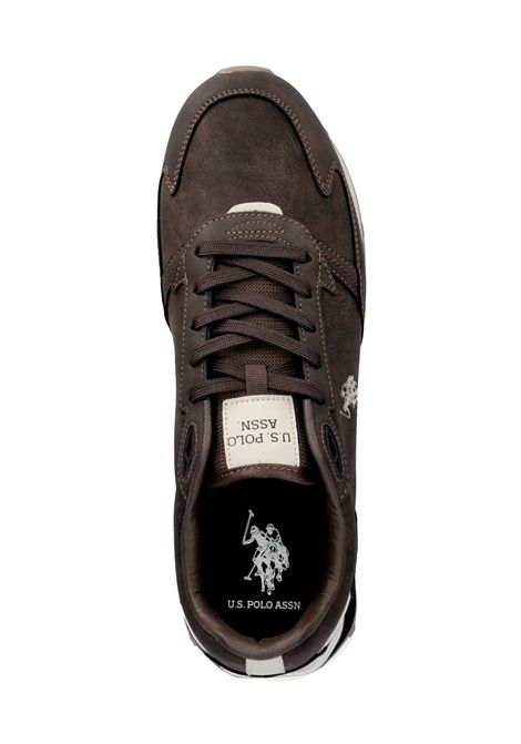 U.S. Polo Assn. April001 Shoes Dark Brown Men U.S. POLO | Sneakers | APRIL001-DBR